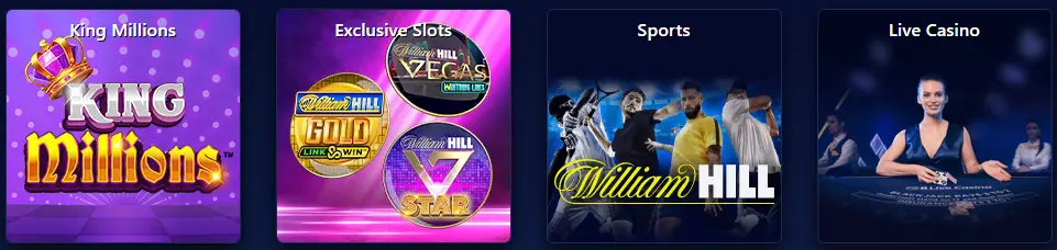 Spielangebot bei WILLIAM HILL CASINO​
