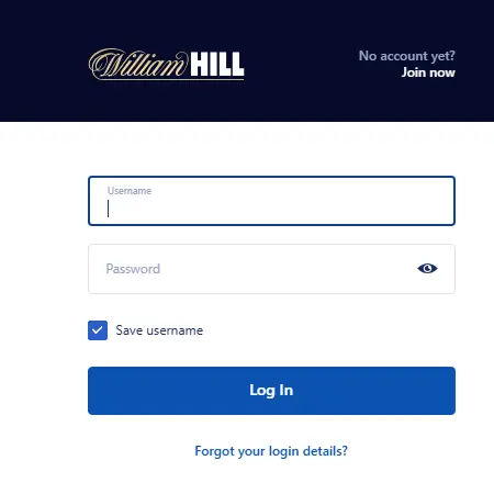 Anmeldung im WILLIAM HILL CASINO​
