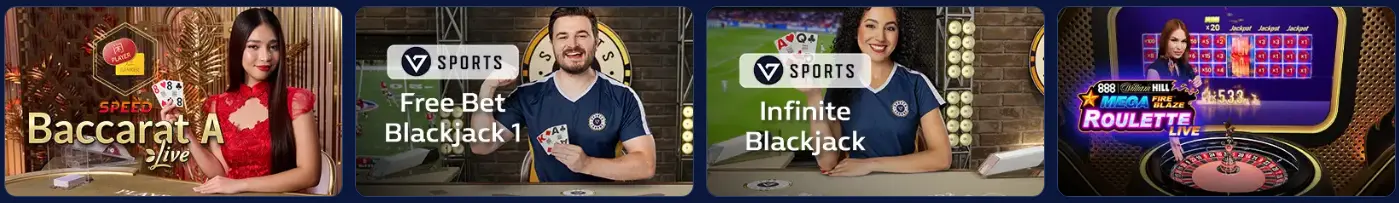 Studios und Anbieter WILLIAM HILL CASINO​
