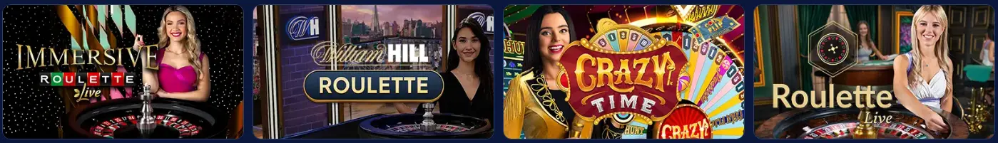 Wettoptionen, Limits und interaktive WILLIAM HILL CASINO​
